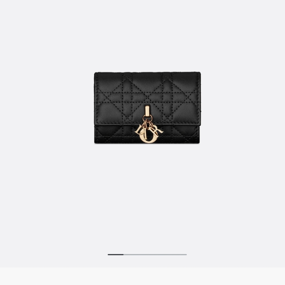 Dior Black Slg Miss Dior Medium Wallet
